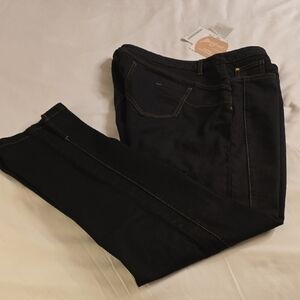 Persona By Marina Rinaldi Black Straight Leg Women's Jeans